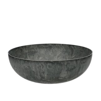 4A En kunststof Mélamine Bol Assiette | Couleur: Gris | Diamètre 30 centimeter | Hauteur 10 centimeter | Par 12 bols