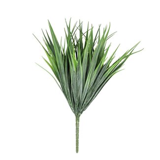 4A Graspol Kunsttak | Kleur: Groen | Grass Bush | Hoogte ± 35 centimeter | Per kunsttak