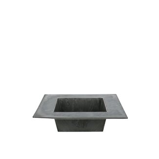 4A Kunststoff Melamin Schale Teller | Farbe: Grau | Durchmesser 20 centimeter | Höhe 5 centimeter | Pro 12 Schalen