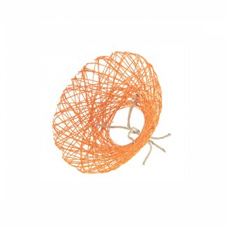 4A Support de bouquet 100% Paperweb | Couleur: Orange | Diamètre 20 centimeter | Par 10 supports de bouquet