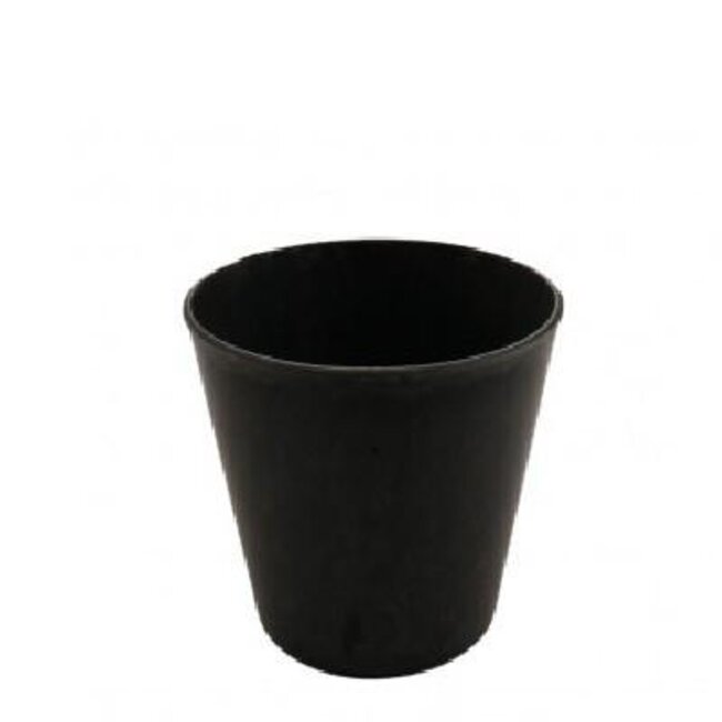 Pot de fleurs en plastique mélamine | Couleur: Gris | Diamètre 13 centimètre | Hauteur 11.5 centimètre | Par 12 pots de fleurs