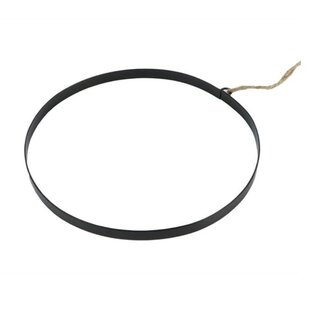 4A IJzeren Hanger Ring | Kleur: Zwart | Diameter 30 centimeter | Per 10 ringen