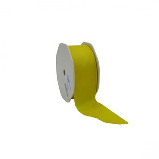 4A Fabric thread Textile Ribbon | Colour: Yellow | Width 38 millimeter | Length 20 meter | Per roll