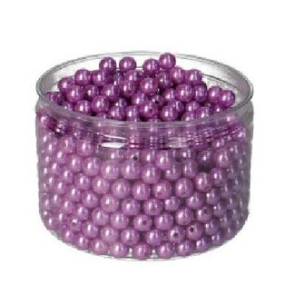 4A Dekorationsperlen | Farbe: Violett | Durchmesser 10 millimeter | Pro 600 Perlen