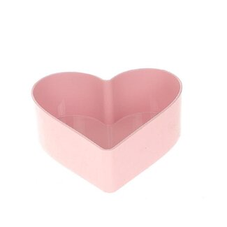 4A Melamine Heart | Colour: Pink | Length 15 centimeter | Width 15 centimeter | Height 7 centimeter | Per 10 hearts