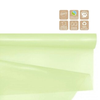4A Rouleau de film “Cachotier” | Couleur: Vert clair | Largeur 80 centimeter | Longueur 40 meter | Par rouleau