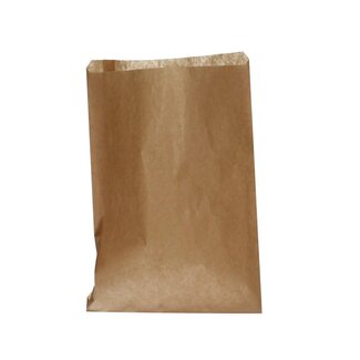 4A Papieren Cadeautassen | Kleur: Bruin | Lengte 21 centimeter | Hoogte 30 centimeter | Per 100 tassen
