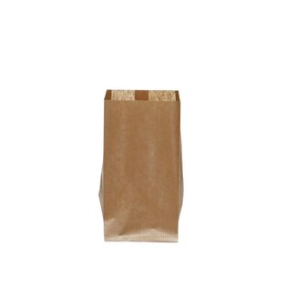 4A Papieren Cadeautassen | Kleur: Bruin | Lengte 6 centimeter | Breedte 9 centimeter | Hoogte 20 centimeter | Per 100 tassen