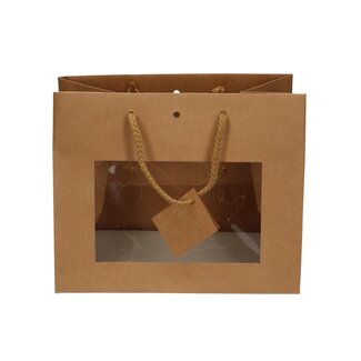 4A Cadeautassen “Chic” | Kleur: Bruin | Lengte 14 centimeter | Breedte 24 centimeter | Hoogte 19 centimeter | Per 10 tassen