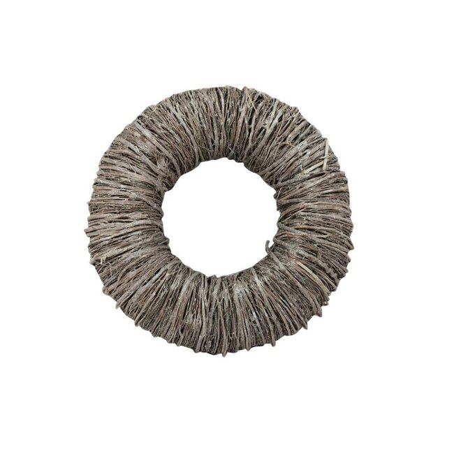 Mactan Graskranz | Farbe: Natuurlijk Braun | Durchmesser 25 centimeter | Pro Kranz