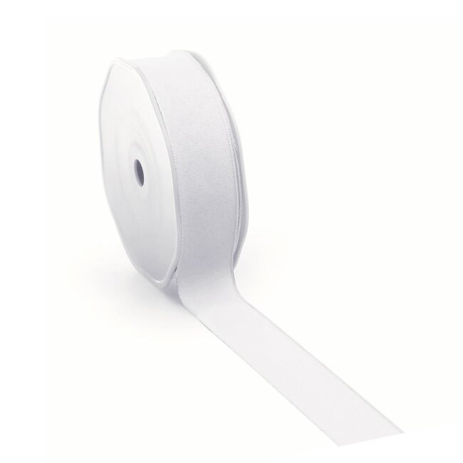 Texture Lint | Couleur: Blanc naturel | Largeur 25 millimètre | Longueur 20 mètre | Par rouleau