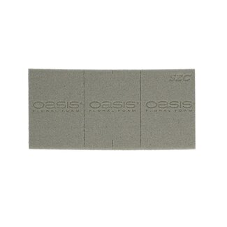 4A Oasis Block SEC | Farbe: Grau | Länge 23 centimeter | Breite 11 centimeter | Höhe 8 centimeter | Pro 35 Blöcke