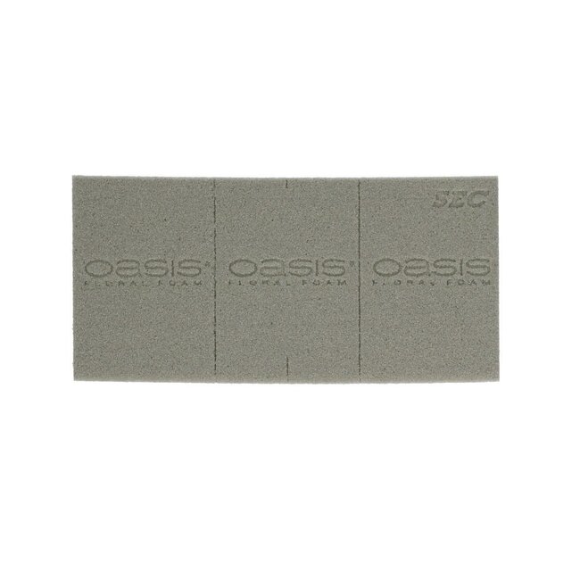 Oasis Block SEC | Farbe: Grau | Länge 23 Zentimeter | Breite 11 Zentimeter | Höhe 8 Zentimeter | Pro 35 Blöcke