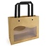 Cadeautasjes "Delicatessen” | Kleur: Bruin | Lengte 11 centimeter | Breedte 26 centimeter | Hoogte 21.5 centimeter | Per 10 tassen