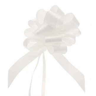 4A Pull Bow Ribbon | Colour: Natural White | Width 30 millimeter | Per 30 bows