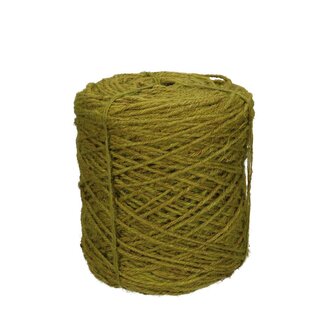 4A Flachs Tau Draht | Farbe: Apfelgrün | Durchmesser 3.5 Millimeter | Gewicht 1 Kilo | Pro Rolle