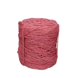 4A Vlas Touw Draad | Kleur: Roze | Diameter 3.5 millimeter | Gewicht 1 kilo | Per rol