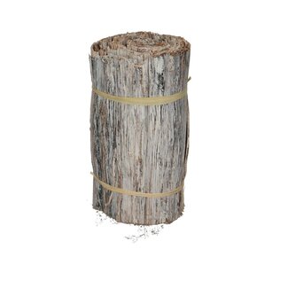 4A Gedroogde Bananenrol | Kleur: Natuurlijk Wit | Droogdecoratie | Diameter 12 centimeter | Lengte 20 centimeter | Per rol