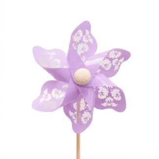 4A Windmill Jazz on stick | Colour: Lilac-coloured | Windmill stake | Diameter 9 centimetre | Length ± 50 centimetre | Per 25 stakes