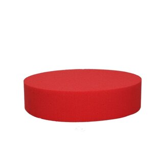 4A Oasis Mousse à piquer colorée Cake | Couleur: Rouge | Diamètre 20 centimeter | Hauteur 5 centimeter | Par 2 cakes