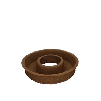 4A Steckschwamm Basis Schälchen Ring Biodur | Farbe: Braun | Durchmesser 29 centimeter | Pro 5 Ringe