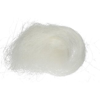 4A Dekoration Sisal | Farbe: Naturell Weiß | Pro 250 gram