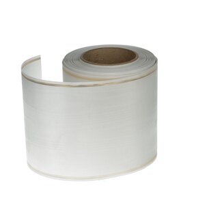 4A Moire ribbon | Colour: Natural White | Width 100 millimeter | Length 25 meter | Per roll