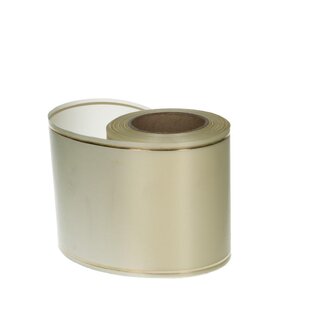 4A Satijn Machine Lint | Kleur: Crèmekleurig | Breedte 100 millimeter | Lengte 25 meter | Per rol