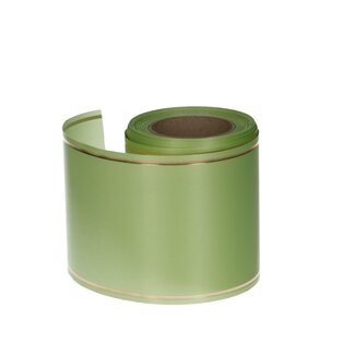 4A Ruban Machine Satin | Couleur: Vert clair | Largeur 100 millimeter | Longueur 25 meter | Par rouleau