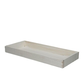 4A Holztablett | Farbe: Natürlich Weiß | Länge 35 centimeter | Breite 15 centimeter | Höhe 3 centimeter | Pro 4 Tabletts