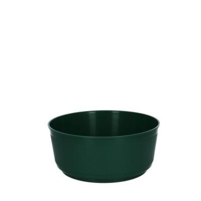 Plastic Flower Bowl "Bulb" | Colour: Green | Diameter 21 centimeter | Height 9 centimeter | Per 5 bowls