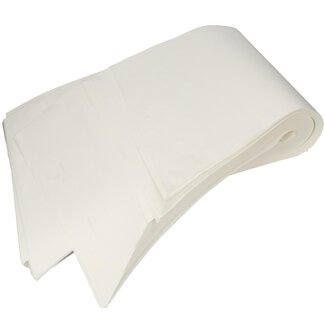 4A Gebruiksklaar Erzatspapier Vel | Kleur: Natuurlijk Wit | Lengte 35 centimeter | Breedte 85 centimeter | 45 gram/m2 | Per 10 kilo