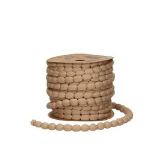 4A Bobble Lint | Kleur: Beige | Breedte 8 millimeter | Lengte 15 meter | Per rol
