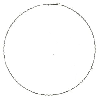 4A Anneau métallique | Couleur: Argenté | Diamètre 20 centimeter | Par 50 anneaux