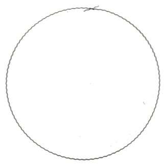 4A Anneau métallique | Couleur: Argenté | Diamètre 25 centimeter | Par 50 anneaux