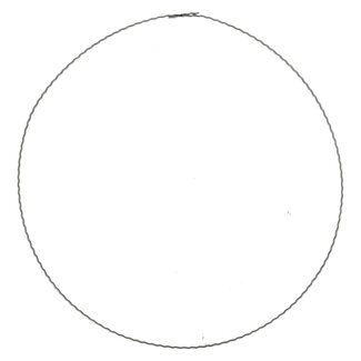 4A Metallring | Farbe: silberfarben | Durchmesser 30 centimeter | Pro 50 Ringe