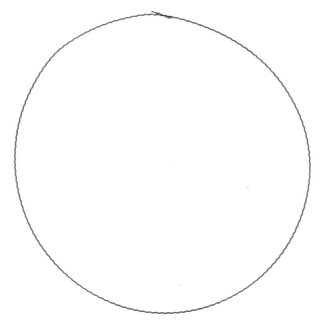 4A Metallring | Farbe: Silberfarben | Durchmesser 35 centimeter | Pro 50 Ringe