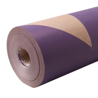 4A Papier op rol | Kleur: Paars | Breedte 60 centimeter | 50 gram/m2 | Gewicht 12 kilo | Per rol