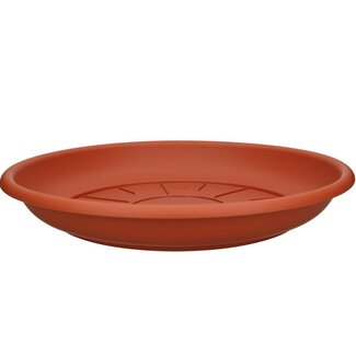 4A Kunststof Waterschotel | Kleur: Terracotta | Diameter 40 centimeter | Per 10 waterschotels