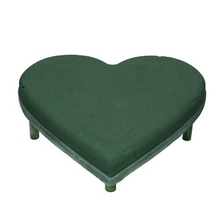 4A Oasis Herz Ecobase | Farbe: Grün | Länge 38 centimeter | Breite 40 centimeter | Höhe 4.5 centimeter | Pro 2 Herzen