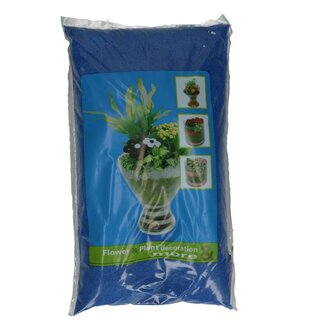 4A Sable décoratif | Couleur: Bleu foncé | Diamètre 0.5 millimètre | Contenu sac 5 kilo | Par sac