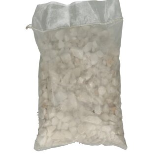 4A Gravel | Colour: Natural White | Diameter 15 - 25 millimeter | Bag content 5 kilo | Per bag