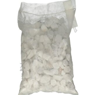 4A Kies | Farbe: Natuurlijk Weiß | Durchmesser 30 - 40 millimeter | Inhalt Sack 10 kilo | Pro Sack