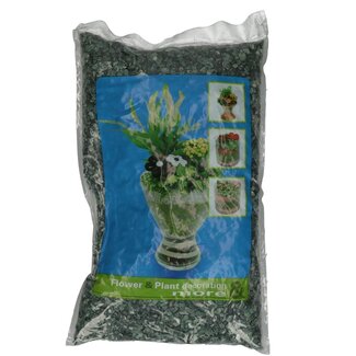 4A Gravier revêtu | Couleur: Vert | Diamètre 5 - 8 millimètre | Contenu sac 5 kilo | Par sac