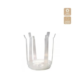 4A Rapideau Flower holder | Colour: Transparent | Height 16 centimeter | Per 20 rapideaus
