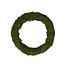 Couronne de mousse | Couleur: Vert | Diamètre 30 centimeter | Par 12 couronnes