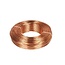 Aluminium Wire | Colour: Copper-coloured | Diameter 2 millimeter | Length 60 meter | Weight 500 gram | Per roll