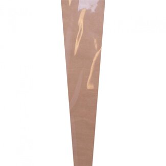4A Hoes voor enkele Roos Basic | Kleur: Bruin | Lengte 50 centimeter | Breedte 12 centimeter | Hoogte 5 centimeter | Per 50 hoezen
