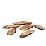 Tranches de bois de pin séchées | Couleur: Marron | Décoration sèche | Par 250 gram