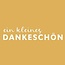 Carte étiquette avec texte allemand “Dankeschön” | Couleur: Brun-jaune | Largeur 7 centimeter | Hauteur 7 centimeter | Par 20 étiquettes
